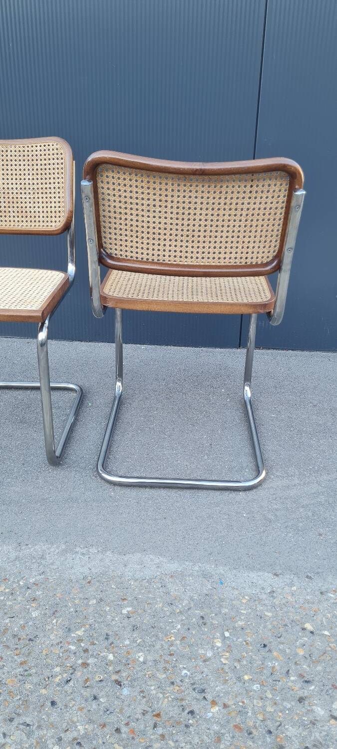 Paire de chaise b32 par Marcel Breuer
