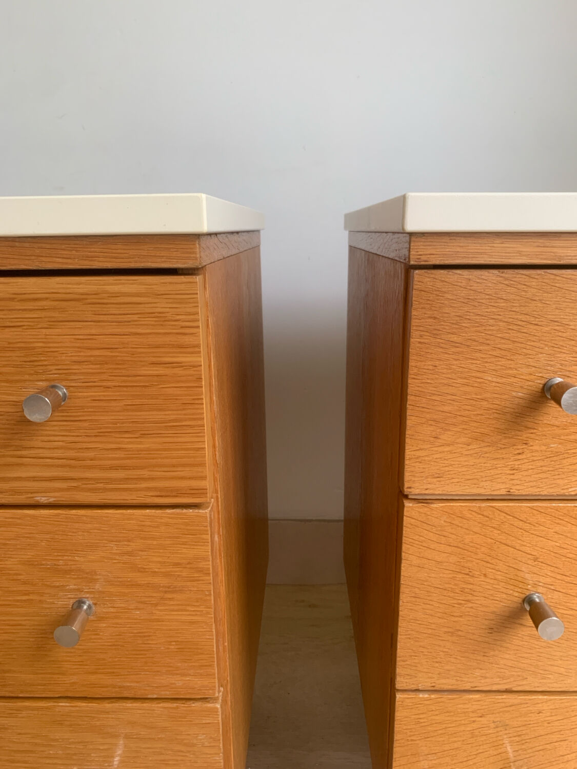 Pair of vintage bedside tables
