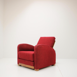 Fauteuil par Jindřich Halabala modèle H-282, Tchécoslovaquie