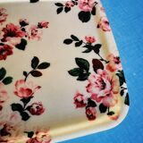 Flowery vintage platter