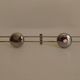 Vintage chrome wall coat rack from the 70s