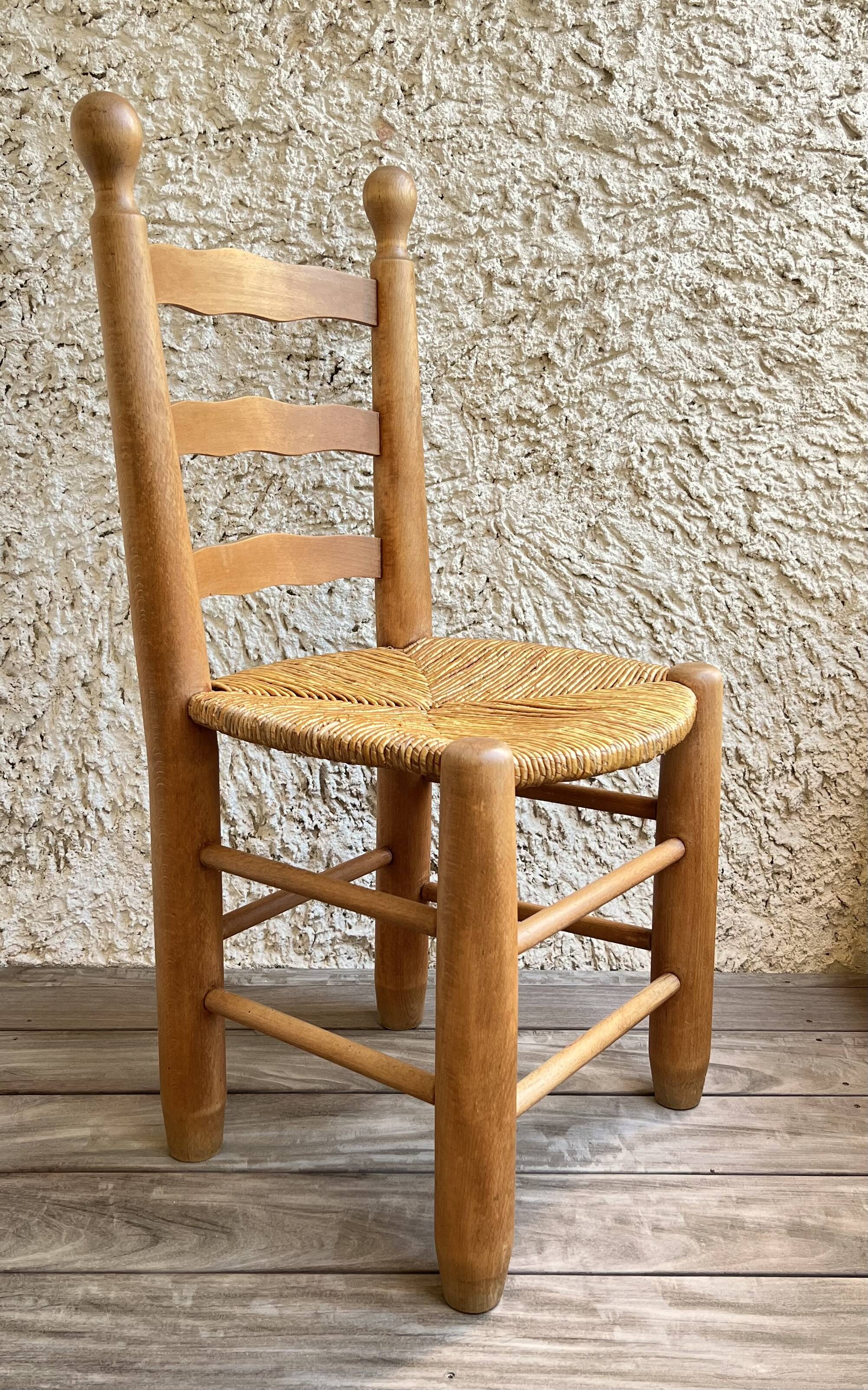 Chaise dans le style de Charles Dudouyt, France années 40