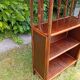 Bamboo wicker bookshelf