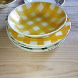 set of Sarreguemines Digoin plates