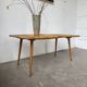 Rattan and ceramic coffee table, 60s