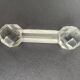 10 vintage glass knife holders