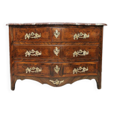 18th century Louis XV rosewood chest of drawers