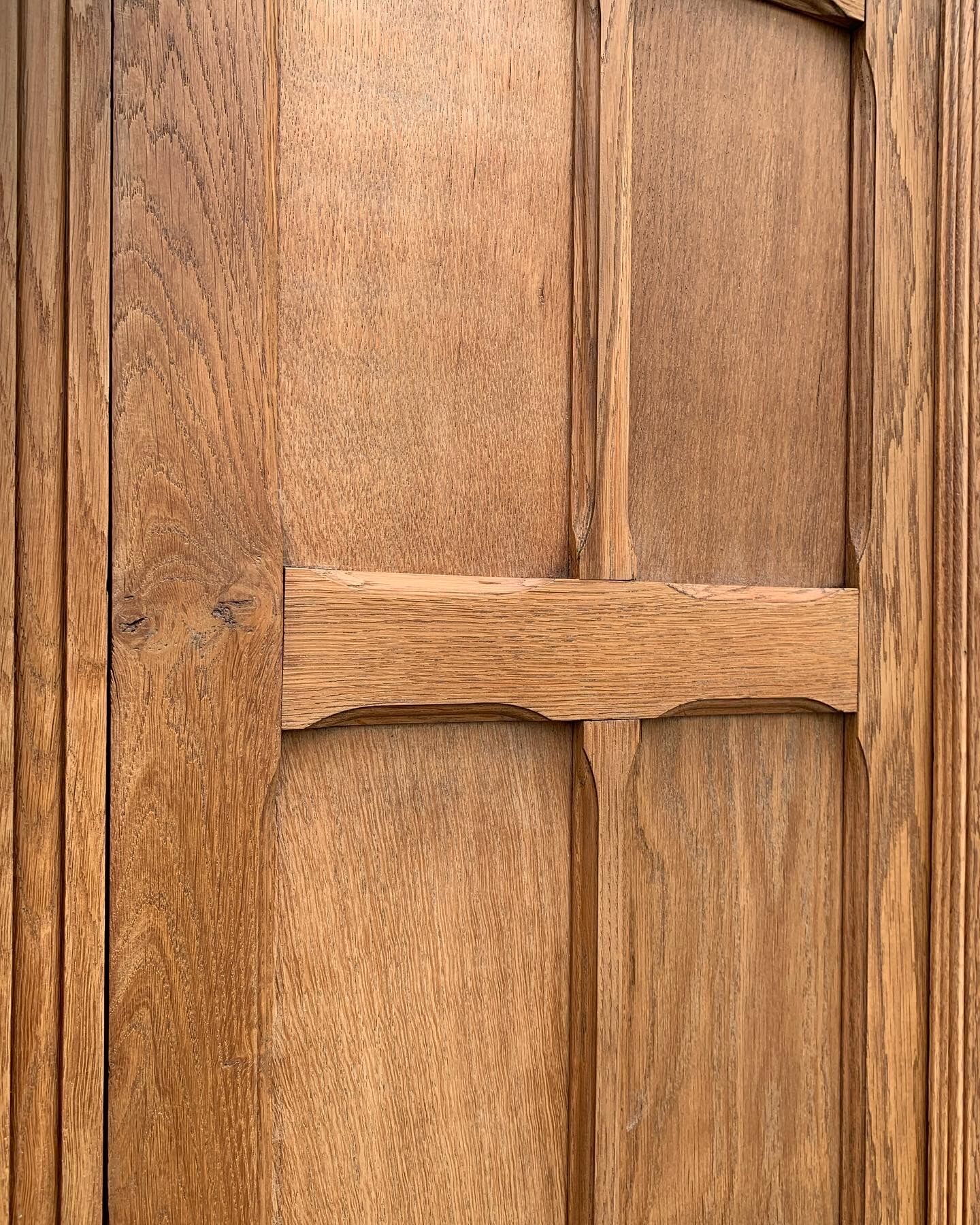 Parisian wardrobe paneled 1930 raw wood