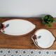 Assiettes et plat à poisson