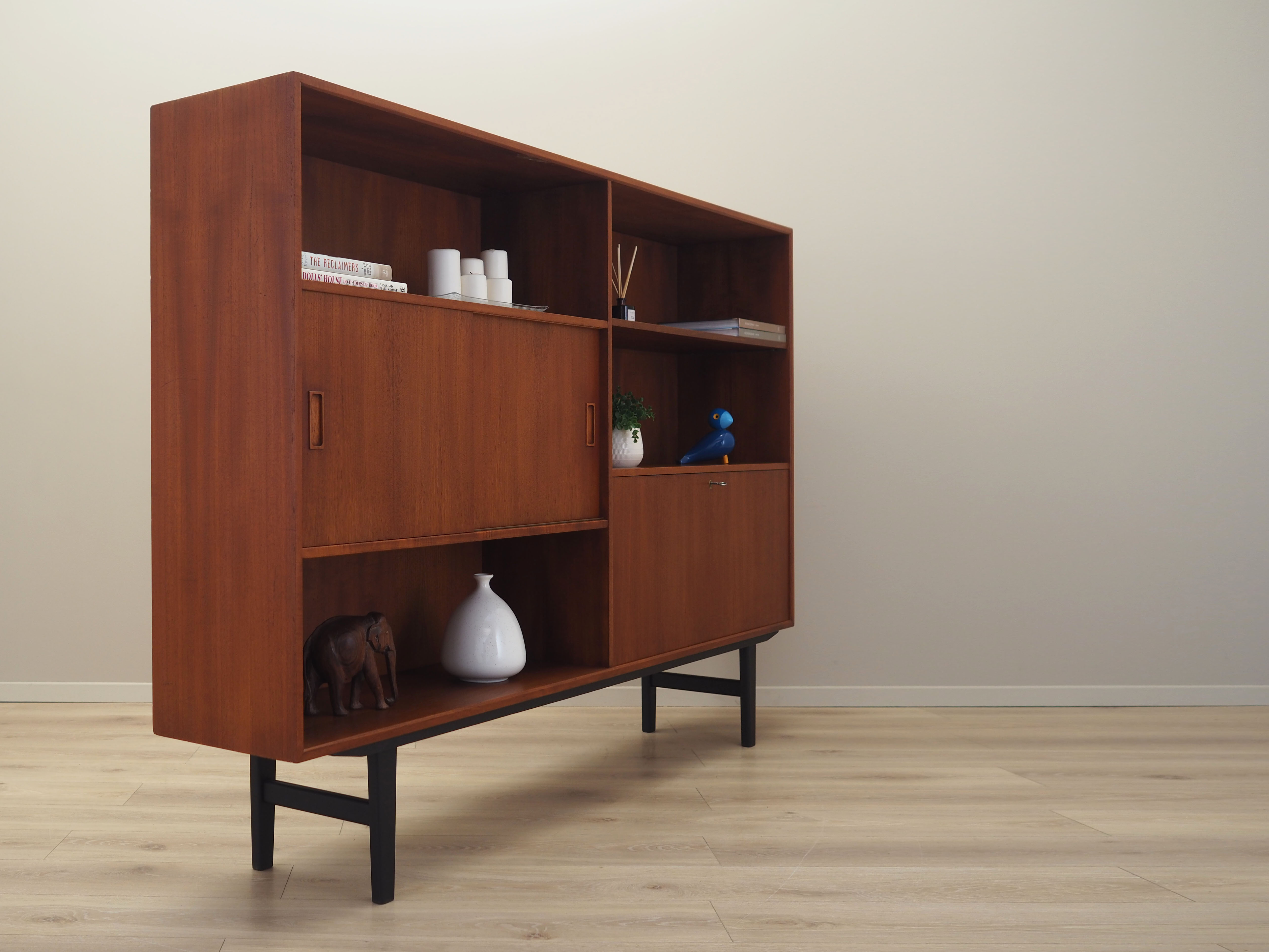 Teak bookcase, Danish design, 1970s, designer: Erik Jensen, production: Westergaards