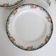 Set of 4 dessert plates Digoin Sarreguemines, vintage French, authentic, rare