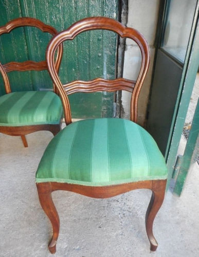 4 chairs Louis Philippe