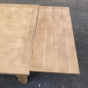Renovated 19th-century oak extendable farmhouse dining table 160-240cm