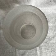 Granulated glass vase