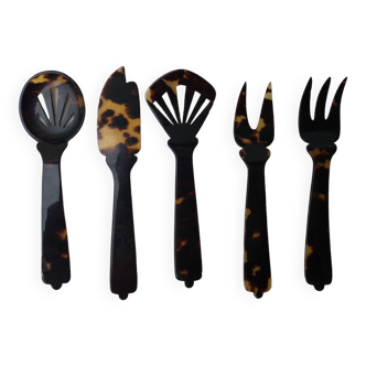 Tortoiseshell cutlery