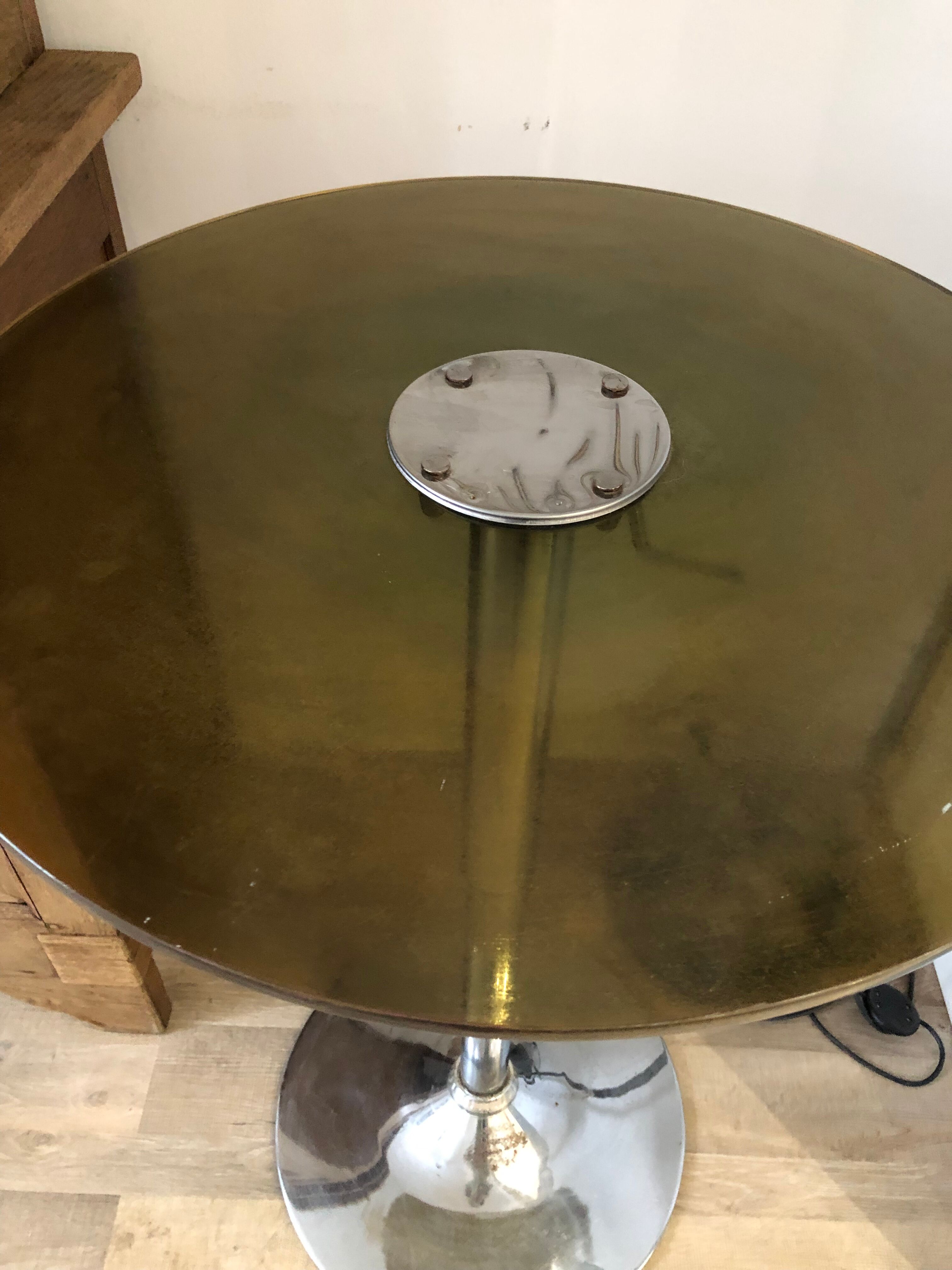 70' year old table enhanced