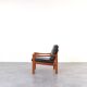 Fauteuil lounge vintage en teck par Illum Wikkelsø pour Niels Eilersen, 1960.