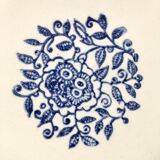 Set of 3 old earthenware plates