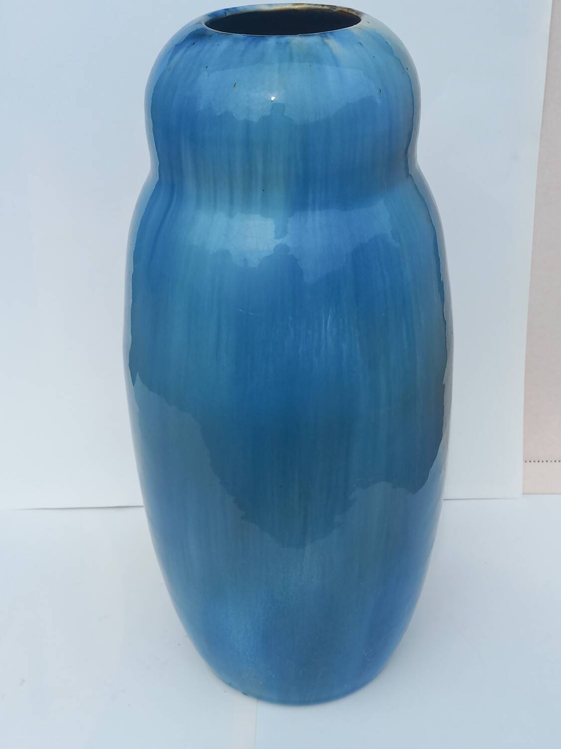 Ceramic dripping vase from the 1930s signed
