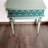Vintage bedside table revamped