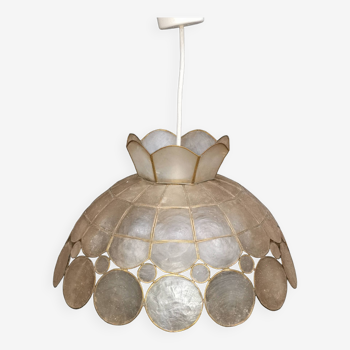 Lustre vintage , suspension en nacre