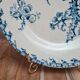 Antique Gien plate model Chardon Terre de Fer
