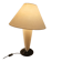 François Chatain lamp in crackled ceramic Art Deco style