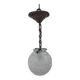 Art Deco pendant light in opalescent glass
