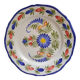 Old flat plate faience hb quimper hand-painted floral decoration
