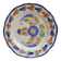 Old flat plate faience hb quimper hand-painted floral decoration