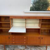 Living Scandinavian teak sideboard, 1950s