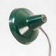 Green desk lamp, France, 1960's