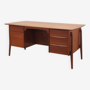 Bureau en teck, design danois, années 1960, designer : Svend Age Madsen