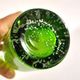 Vintage green bubble glass bottle vase - Biot glassware? – soliflore H27cm