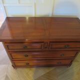 Vintage–Belle commode Louis Philippe-Style Directoire -4 tiroirs-Meriser