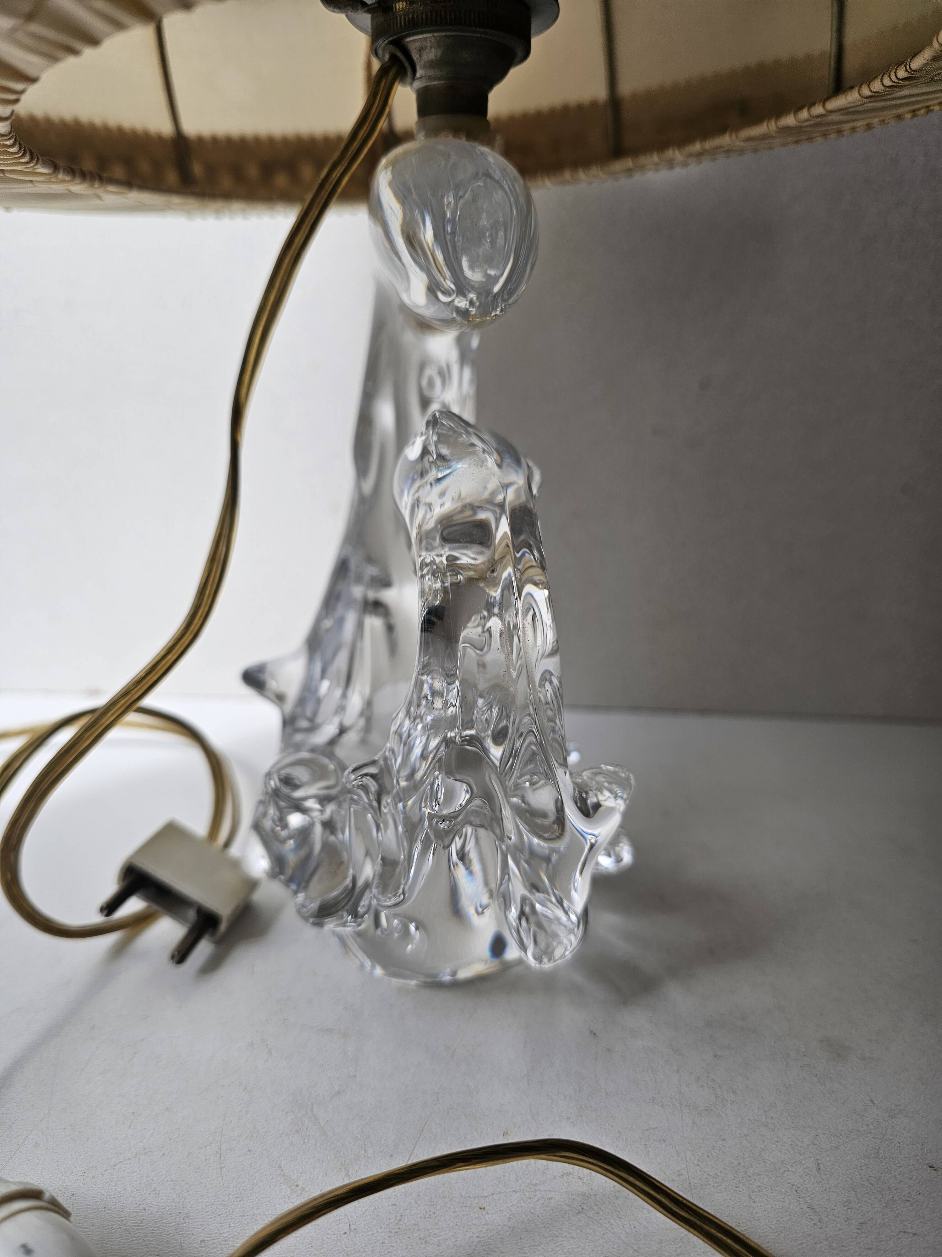 Table lamp with crystal base Schneider France