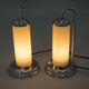 Set of Two Functionalist Table / Bedside Lamps, 1930s, Restored