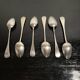 Small silver-plated metal spoons