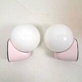 Pair of vintage Erref wall lights for Tissot space age