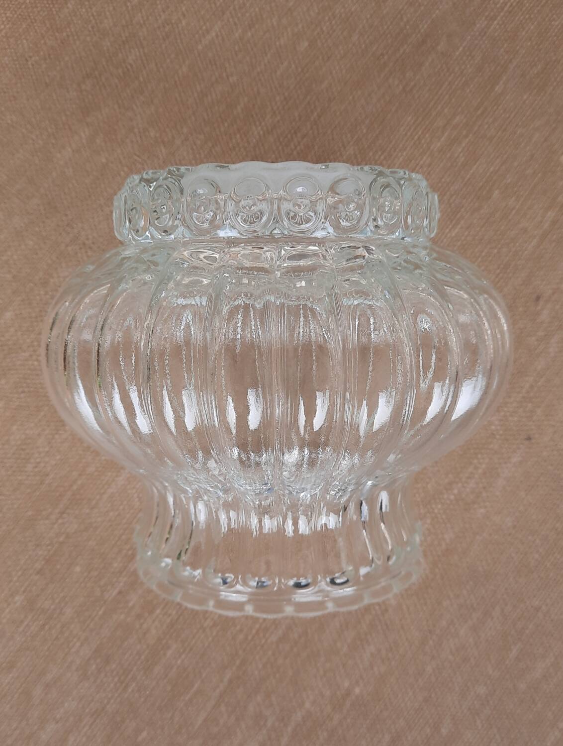 Antique glass lampshade