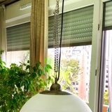 Molded glass pendant light