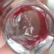 Old Baccarat crystal decanter with grape vine leaf decor