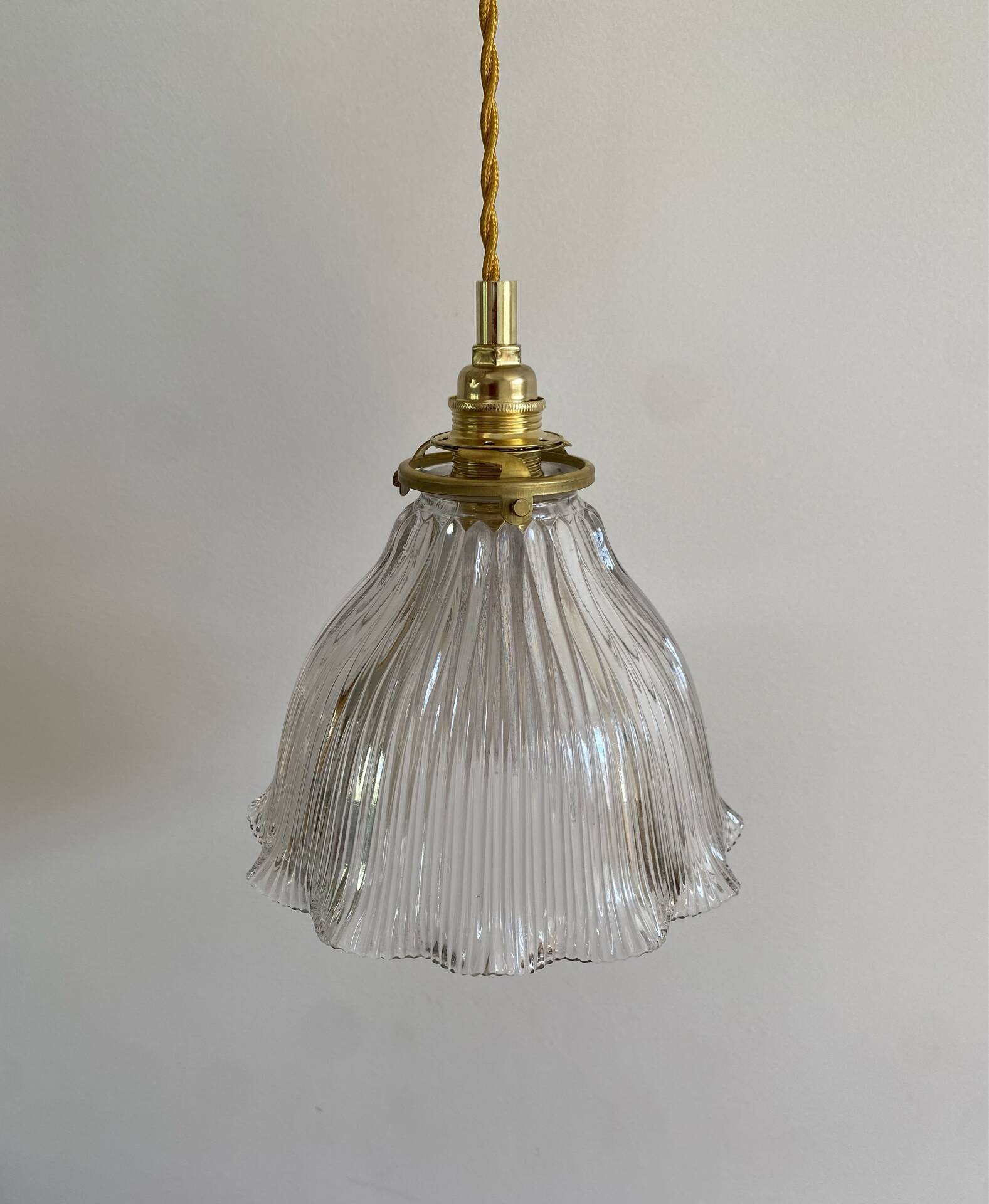 Vintage Holophane pendant light