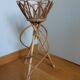 Rattan wicker plant holder