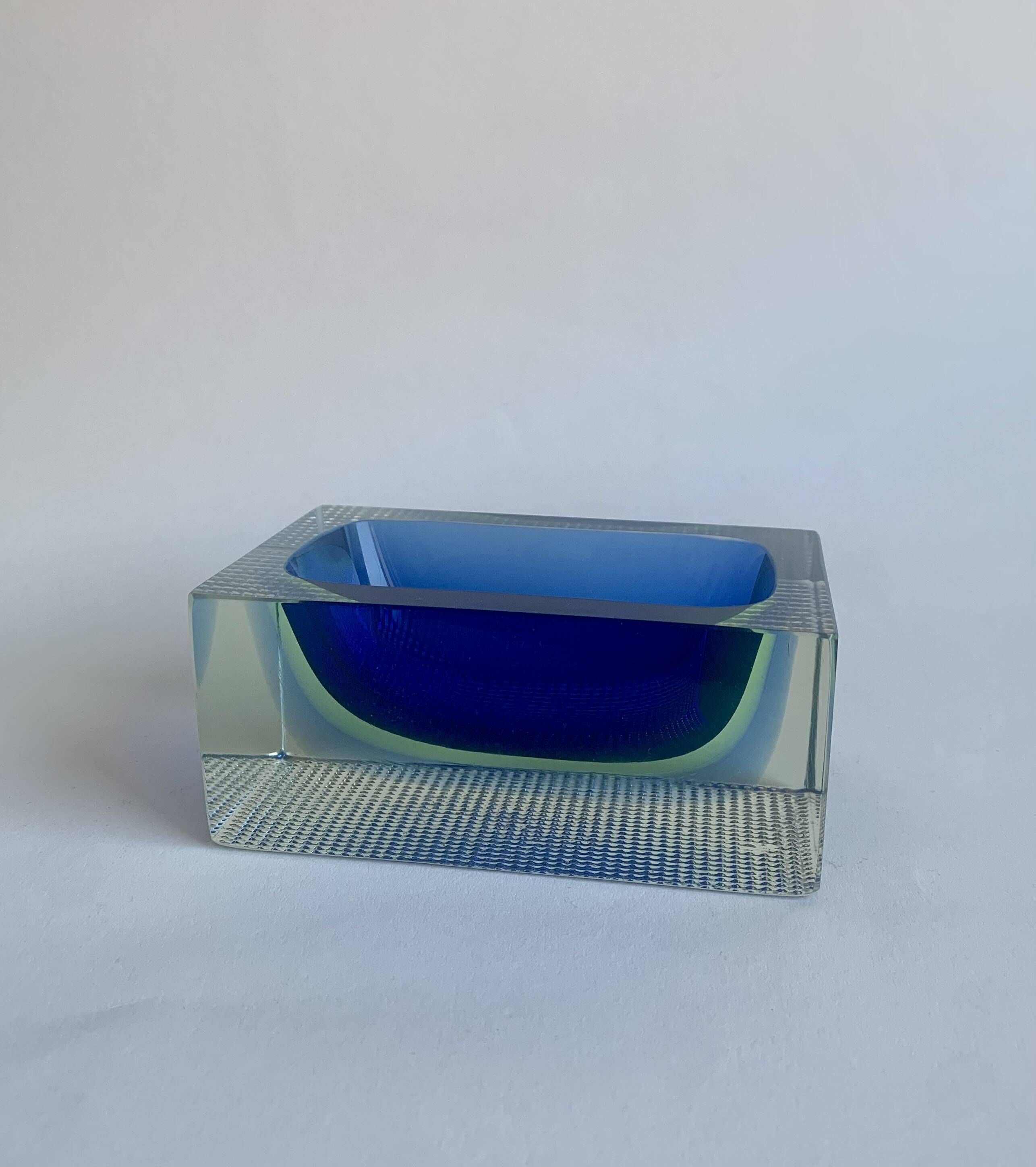 Murano Ashtray by Flavio Poli  1980s