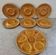 1970 earthenware artichoke plates and dishes