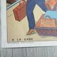 School poster "the mechanic/the station" 56x76