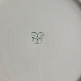 Flat plate floral pattern
