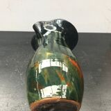 Former vintage 70s vintage green ceramics pitcher