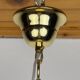 Art Deco pendant lamp in yellow glass, 1930s